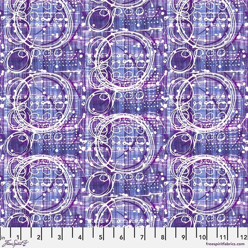 [166288] FreeSpirit Fabrics Cool Breeze by Katie Pasquini Masopust Tornado PWKP035.Purple