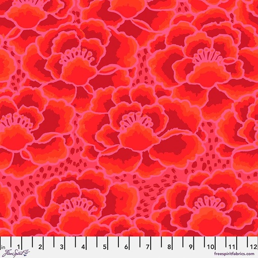 [166689] FreeSpirit Fabrics February 2023 by Kaffe Fassett Tonal Floral PWGP197.Red