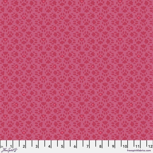 [165418] FreeSpirit Fabrics Here Kitty Kitty by Cori Dantini Paw Paw PWCD049.XPink