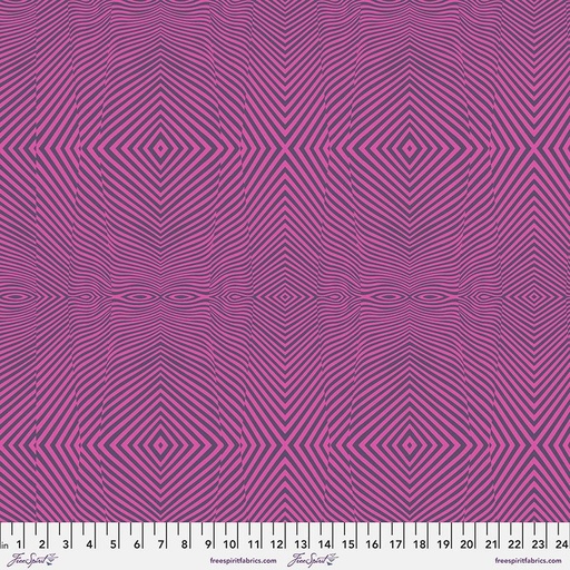 [165494] FreeSpirit Fabrics Moon Garden by Tula Pink Lazy Stripe PWTP022.Dusk