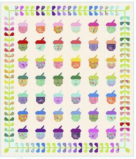 [163566] FreeSpirit Fabrics Nutty Quilt Kit by Tula Pink KITQTTP.NUTTY