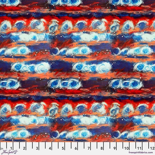 [165061] FreeSpirit Fabrics Spirit Winds by George Mendoza Starry Starry Night PWGM006.Blue