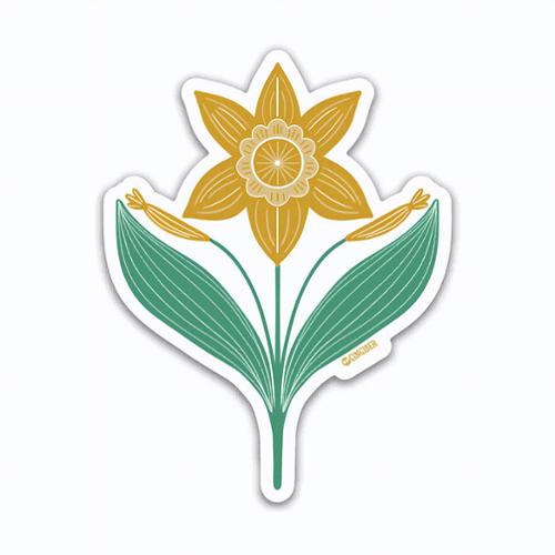 [170002] Gingiber Imaginary Flowers Daffodil Sticker GB ST2084