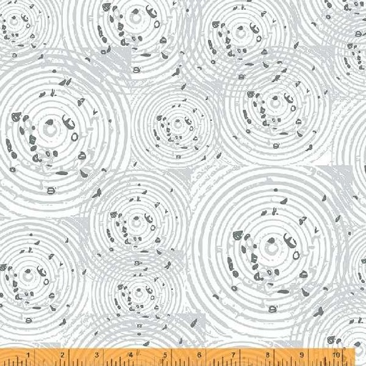 [166224] Windham Fabrics Makers Collage by Natalie Barnes Family Tree 50815A-1 Fog