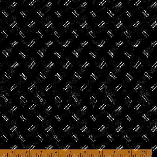 [166232] Windham Fabrics Makers Collage by Natalie Barnes Shirting 52790A-2 Black