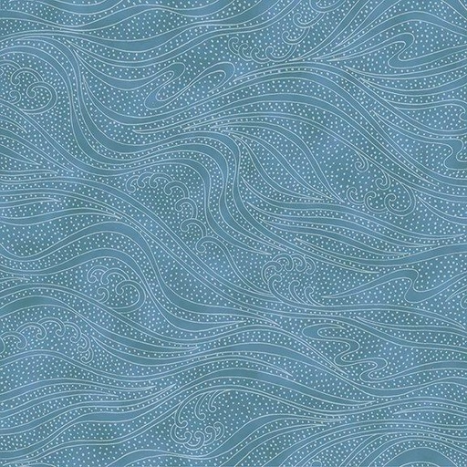 [160139] In the Beginning Fabrics Color Movement by Kona Bay 1MV 25 Teal