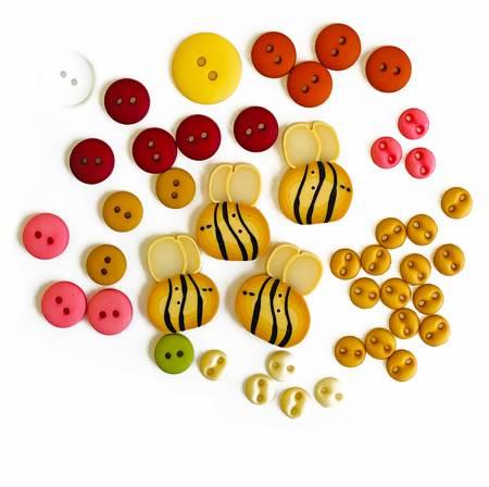 [166352] Just Another Button Company Honeybee Hollow on Wander Lane Button Pack JABC10625