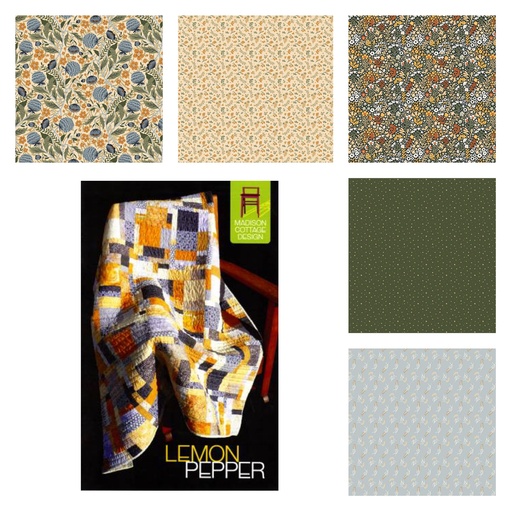 [169591] Lemon Pepper The Old Garden Quilt Kit