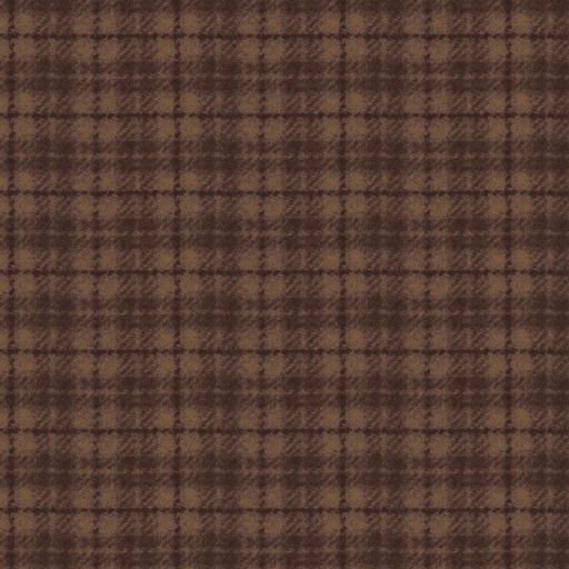 [155960] Maywood Studio Woolies Flannel by Bonnie Sullivan Plaid MASF 18502-A2 Brown