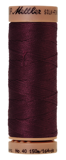 [100461] Mettler Silk Finish 40 wt Cotton Thread 164 Yds 9136-0109 Bordeaux