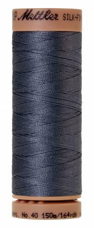 [100469] Mettler Silk Finish 40 wt Cotton Thread 164 Yds 9136-0311 Blue Shadow