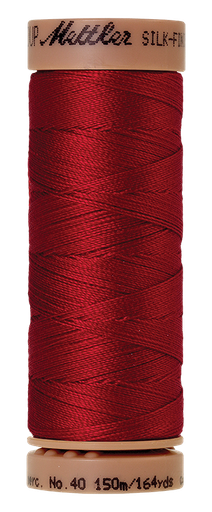 [100476] Mettler Silk Finish 40 wt Cotton Thread 164 Yds 9136-0504 Country Red