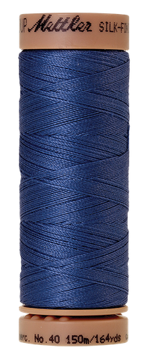 [100432] Mettler Silk Finish 40 wt Cotton Thread 164 Yds 9136-0815 Cobalt Blue