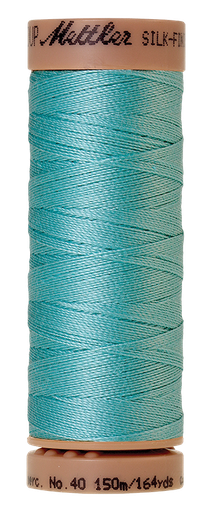 [100433] Mettler Silk Finish 40 wt Cotton Thread 164 Yds 9136-2792 Blue Curacao