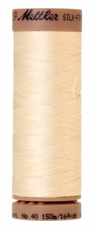 [169475] Mettler Silk Finish 40 wt Cotton Thread 164 Yds 9136-3612 Antique White