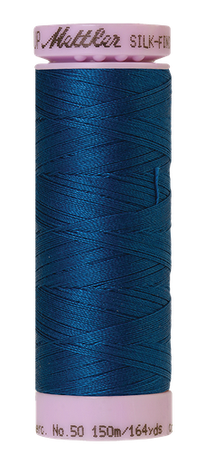 [121612] Mettler Silk Finish 50 wt Cotton Thread 164 Yds 9105-0024 Colonial Blue