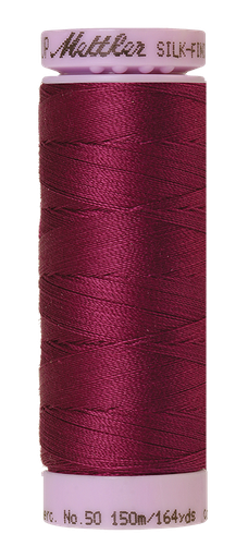 [108240] Mettler Silk Finish 50 wt Cotton Thread 164 Yds 9105-0157 Sangria