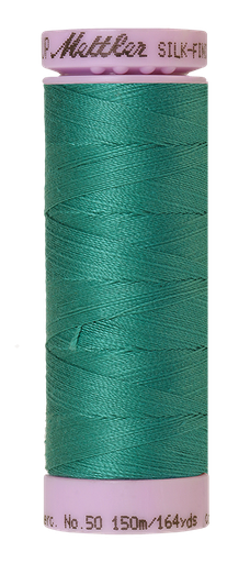 [127206] Mettler Silk Finish 50 wt Cotton Thread 164 Yds 9105-0222 Green