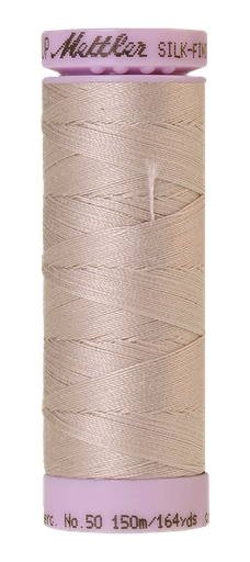 [104316] Mettler Silk Finish 50 wt Cotton Thread 164 Yds 9105-0319 Cloud Gray