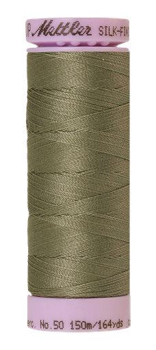 [107303] Mettler Silk Finish 50 wt Cotton Thread 164 Yds 9105-0381 Sage