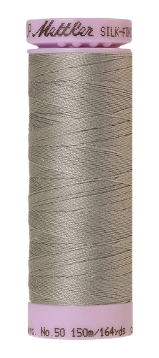 [105916] Mettler Silk Finish 50 wt Cotton Thread 164 Yds 9105-0413 Titan Gray