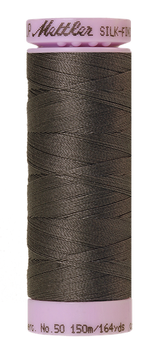 [117897] Mettler Silk Finish 50 wt Cotton Thread 164 Yds 9105-0416 Dark Charcoal