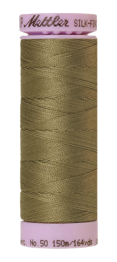 [102435] Mettler Silk Finish 50 wt Cotton Thread 164 Yds 9105-0420 Olive Drab