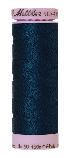 [108312] Mettler Silk Finish 50 wt Cotton Thread 164 Yds 9105-0807 Slate Blue