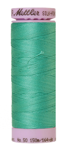 [114236] Mettler Silk Finish 50 wt Cotton Thread 164 Yds 9105-0907 Bottle Green