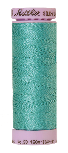 [107905] Mettler Silk Finish 50 wt Cotton Thread 164 Yds 9105-1091 Deep Aqua