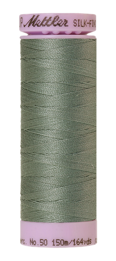 [135821] Mettler Silk Finish 50 wt Cotton Thread 164 Yds 9105-1214 Vintage Blue