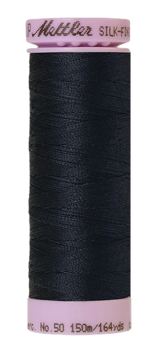 [114376] Mettler Silk Finish 50 wt Cotton Thread 164 Yds 9105-1243 Black Iris