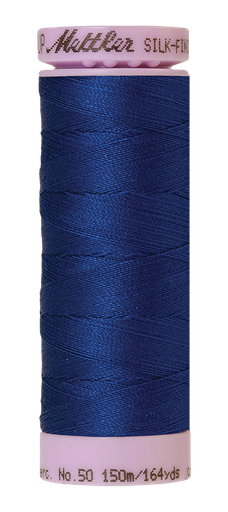 [108244] Mettler Silk Finish 50 wt Cotton Thread 164 Yds 9105-1304 Imperial Blue