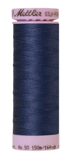 [103582] Mettler Silk Finish 50 wt Cotton Thread 164 Yds 9105-1365 True Navy