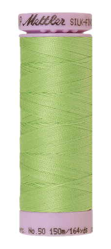 [135817] Mettler Silk Finish 50 wt Cotton Thread 164 Yds 9105-1527 Jade Lime