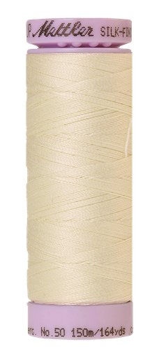 [103039] Mettler Silk Finish 50 wt Cotton Thread 164 Yds 9105-3612 Antique White