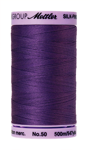 [135791] Mettler Silk Finish 50 wt Cotton Thread 547 Yds 9104-0030 Iris Blue