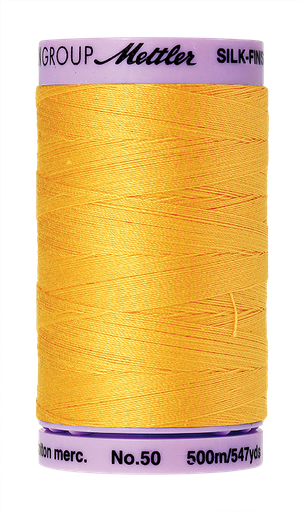 [101586] Mettler Silk Finish 50 wt Cotton Thread 547 Yds 9104-0120 Summersun