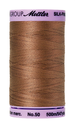 [102985] Mettler Silk Finish 50 wt Cotton Thread 547 Yds 9104-0280 Walnut