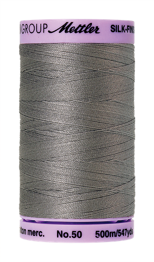 [103585] Mettler Silk Finish 50 wt Cotton Thread 547 Yds 9104-0322 Rain Cloud