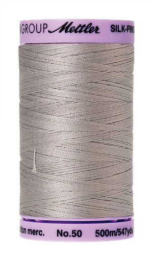 [102989] Mettler Silk Finish 50 wt Cotton Thread 547 Yds 9104-0331 Ash Mist