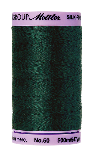 [104503] Mettler Silk Finish 50 wt Cotton Thread 547 Yds 9104-0757 Swamp