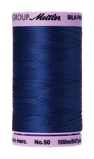 [135793] Mettler Silk Finish 50 wt Cotton Thread 547 Yds 9104-1303 Royal Blue