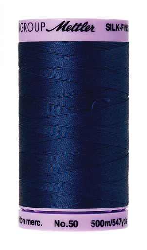 [106298] Mettler Silk Finish 50 wt Cotton Thread 547 Yds 9104-1304 Imperial Blue