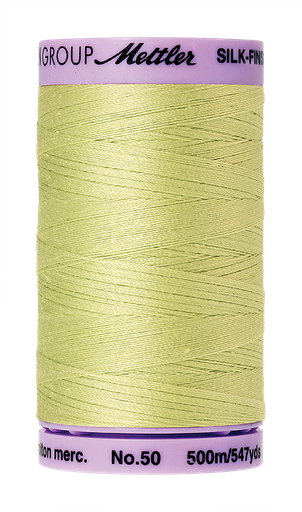 [135630] Mettler Silk Finish 50 wt Cotton Thread 547 Yds 9104-1343 Spring Green