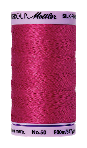 [135790] Mettler Silk Finish 50 wt Cotton Thread 547 Yds 9104-1421 Fuchsia