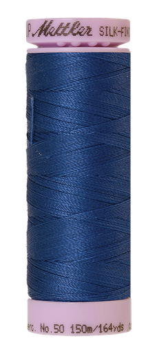 [106929] Mettler Silk Finish 50 wt Cotton Tjread 164 Yds 9105-1316 Steel Blue