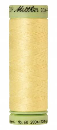 [109043] Mettler Silk Finish 60 wt Cotton Thread 219 yds 9240-1412 Lemon Frost