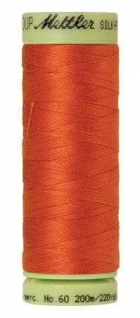 [111332] Mettler Silk Finish 60 wt Cotton Thread 219 yds 9240-6255 Mandarin Orange