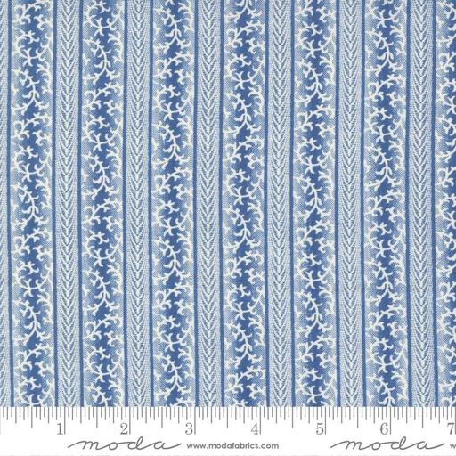 [166388] Moda Fabrics Amelias Blues by Betsy Chutchian Pinch & Pleat 31656 11 Amelias Blue